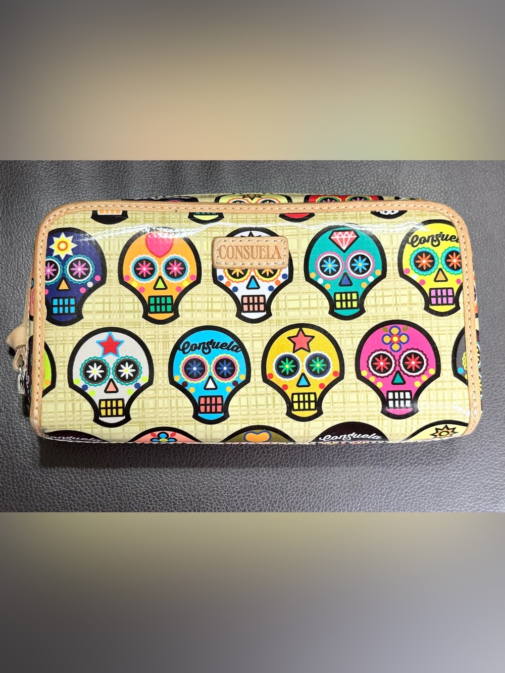 Consuela Sugar Skulls Wristlet Wallet